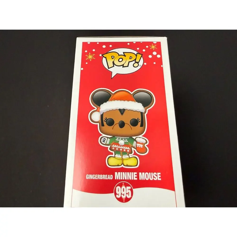 Funko Pop Gingerbread Mickey 994 & Minnie Mouse 995 Set Funko Shop Exclusive NEW